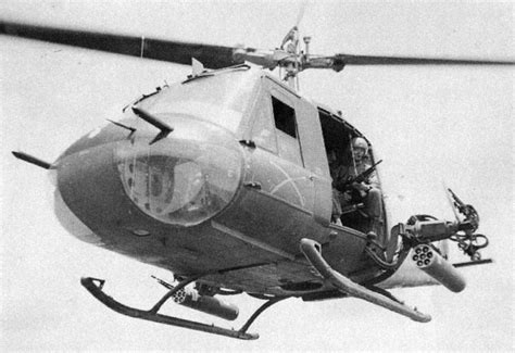 Huey Gunship Firing