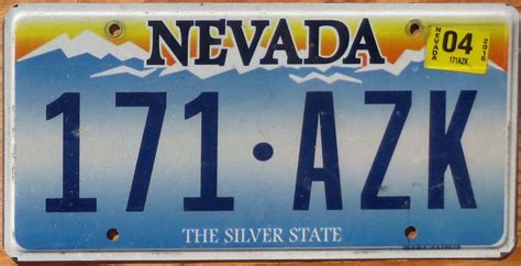 2016 Nevada Vg Automobile License Plate Store Collectible License