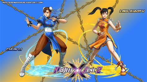 Project X Zone 2 Wallpaper Featuring Chun Li The Strongest Woman In