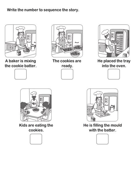 Sequencing Pictures Worksheets Use For Sequencing Story Retelling