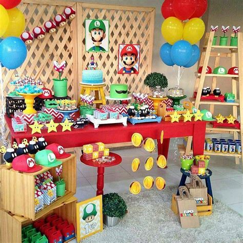 Torta Mario Bross Con Imágenes Fiesta De Cumpleaños De Mario