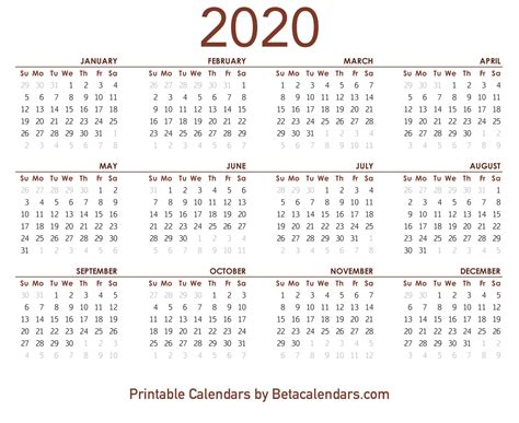 Free Printable 8 Week Calendar Ten Free Printable Calendar 2020 2021