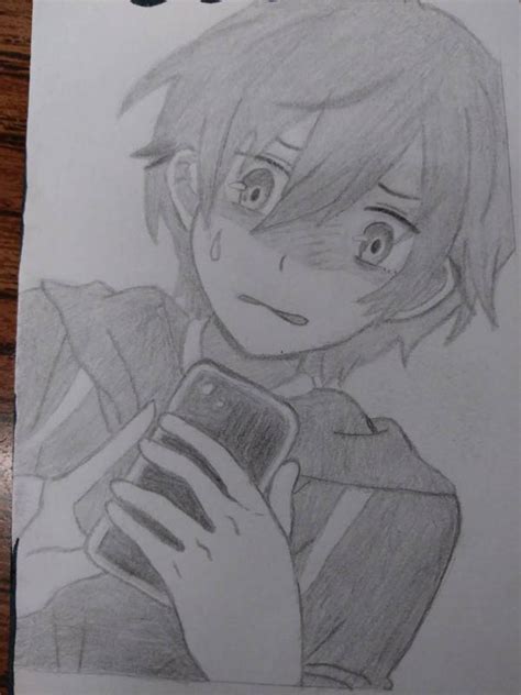 Nervous Anime Boy Drawing By Hetaliatokyo88 On Deviantart