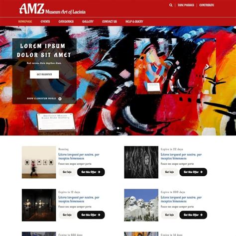 Art Website Templates Free Download Printable Templates