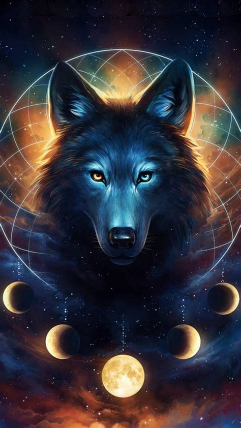 Mystical Spirit Wolf Poster Ubicaciondepersonascdmxgobmx