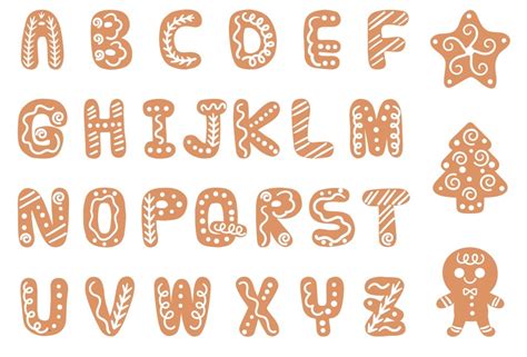 Cookies Alphabet Letters Font Vector Art Free Vector Designs Cnc Free
