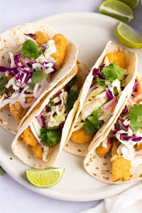 Air Fryer Fish Tacos My Forking Life