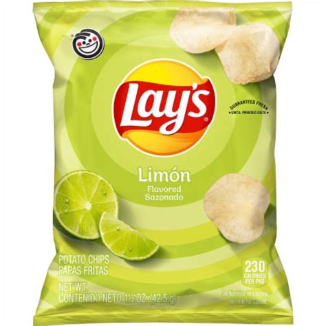 Lays Limon Flavored Potato Chips 15 Oz Kroger