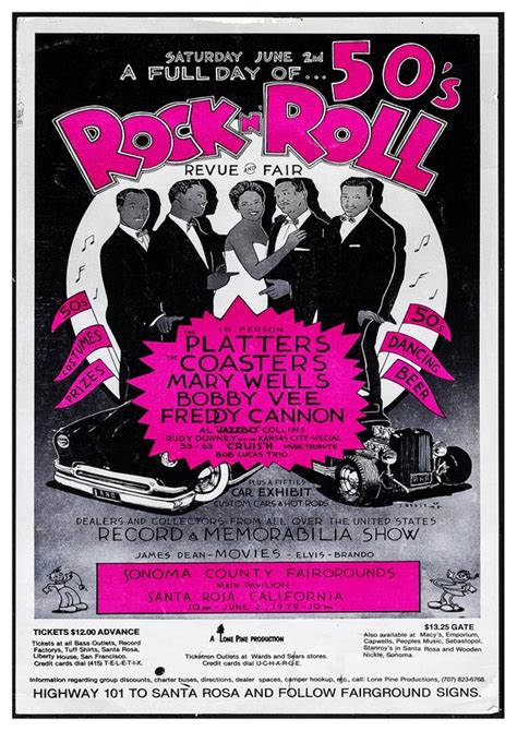 Rock And Roll Posters Vintage