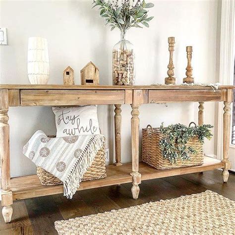 50 Modern Farmhouse Console Table Design Ideas