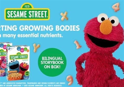 I had a bowl of cereal with milk for breakfast. Sesame Street Learns the ABCs of Licensing With New ...