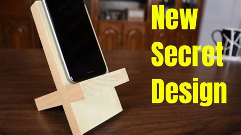 Diy Wooden Cell Phone Stand For Beginners The Simple Way Youtube