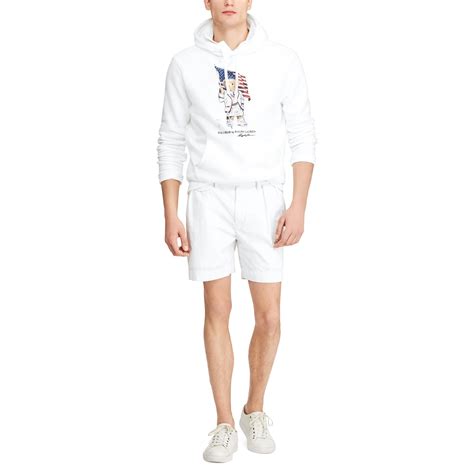 Men's ecofast pure team usa polo bear hoodie $69.50. Polo Ralph Lauren Polo Bear Fleece Hoodie in White for Men ...
