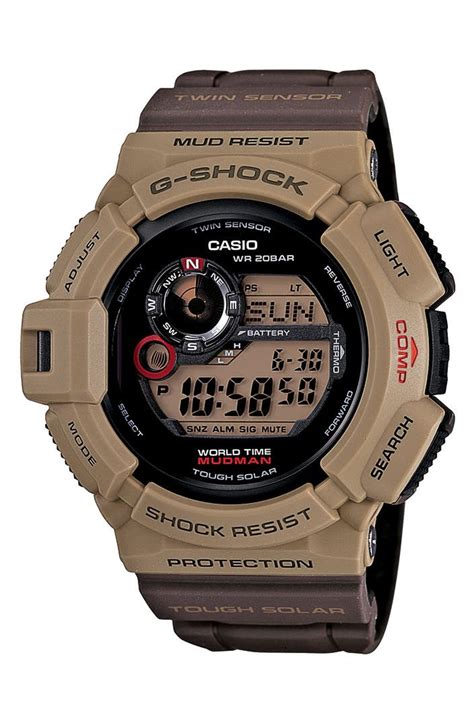 Casio G Shock Mudman Solar Compass Dial Watch Nordstrom