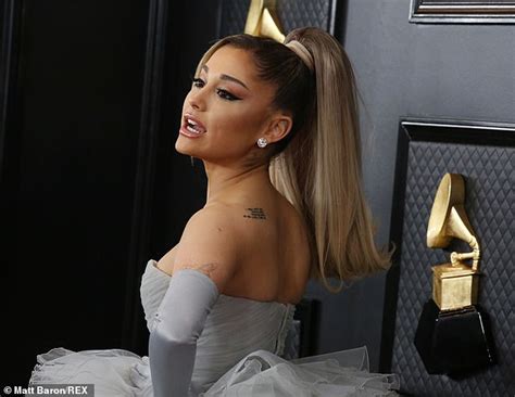 Ariana Grande Reveals Delicate New Butterfly Tattoo During Her