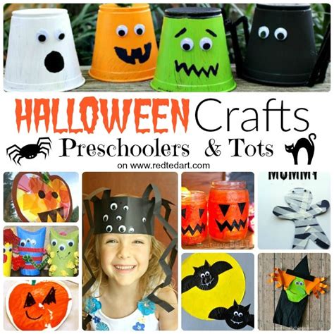 37 Cute And Easy Halloween Crafts For Toddlers And Preschool Red Ted