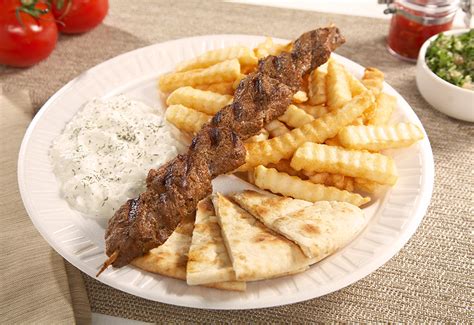 Lebanese fare is also rich in vegetables and seafood, but you'll also find an abundance of lamb prepared in different styles, including kebabs. lebanese food near me