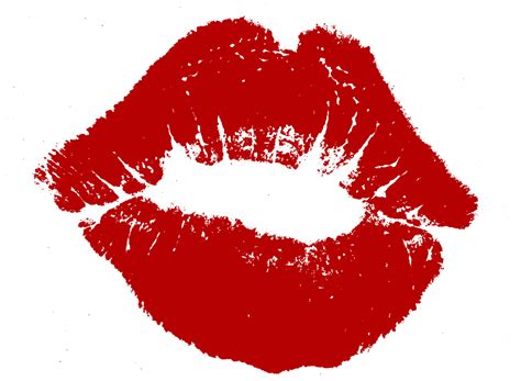 Red Lipstick Kiss Transparent Telegraph