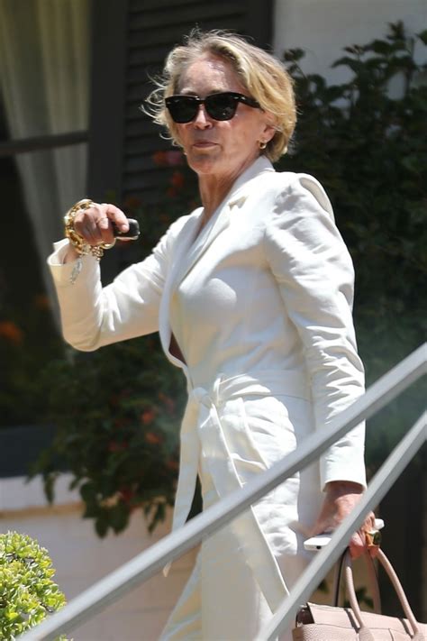 Sharon Stone Heading To A Friends House In Beverly Hills 05172023 Hawtcelebs