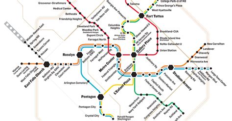 Metro Transit Washington Dc Map Map
