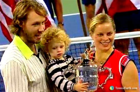 Sports The Star Kim Clijsters With Husband And Daughter