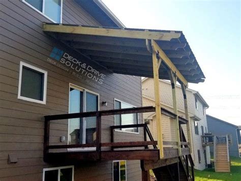 Metal Roof Over Deck Des Moines Deck Builder Deck And Drive