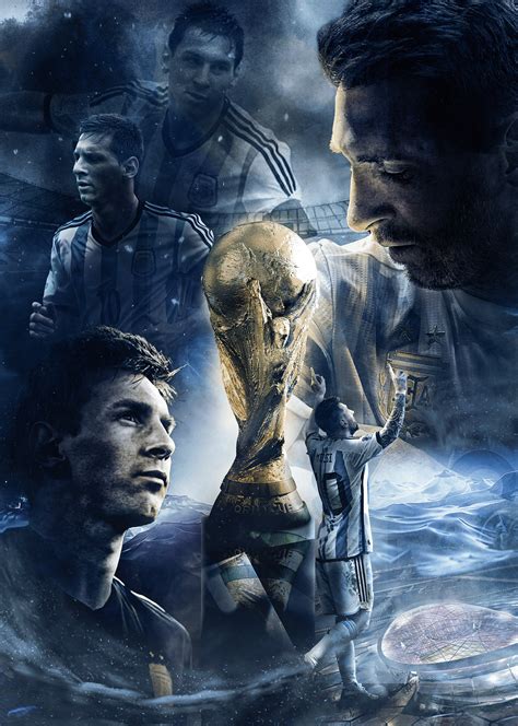 Lionel Messi Fifa World Cup Final 2022 Poster On Behance