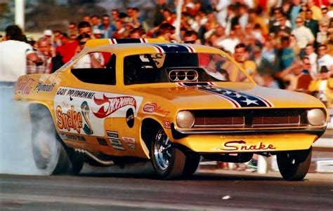 Don The Snake Prudhomme 1970 Plymouth Barracuda Funny Car Drag Racing