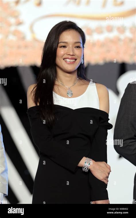 Taiwanese Actress Shu Qi Poses At A Press Conference For Her Movie My
