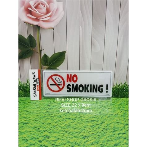 Jual No Smoking Sign Board Murah Berkualitas Shopee Indonesia