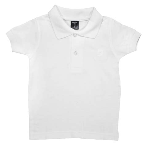 Boys White Polo Shirt Velona