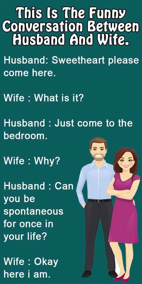 This Is The Funny Conversation Between Husband And Wife
