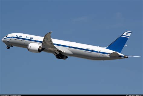 X EDF El Al Israel Airlines Boeing Dreamliner Photo By Ronald