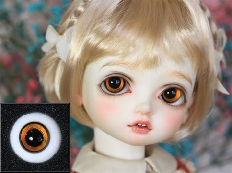 Bjd Doll Eyes Suitable For 12mm 14mm16mm18mm Size With Small Iris Gold
