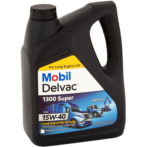 Mobil Delvac 1300 Super 10w 30 Synthetic Blend Diesel Engine Oil 4x1gal Oils And Fluids Patio