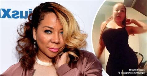 Ti S Wife Tameka Tiny Harris Dances In Tight Black Outfit And Shows Off Fit Figure Video