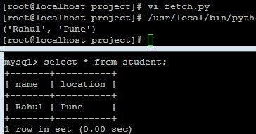 How To Fetch Value From Table Of Mysql Database Using Python On Centos And Rhel Step By Step