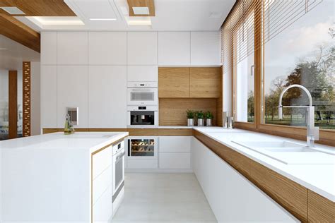 Cucina bianca e pavimento in rovere tornando al parquet, però, è innegabile che si tratti di un bellissimo pavimento. 100 idee cucine moderne in legno • Bianche, nere, colorate ...