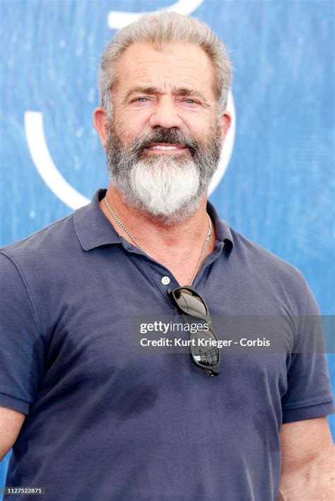 Mel Gibson Is Photographed During The Hacksaw Ridge Photo Call At