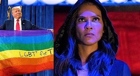 Lucifers Lesley Ann Brandt Calls Trumps Gay Rights Support Rainbow