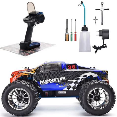 Hsp Rc Car 1 10 Scale Two Speed Off Road Monster Truck Nitro Gas Power