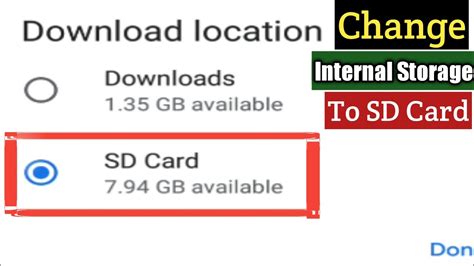 If your android phone supports an expandable sd card slot, then you can easily upgrade the storage capacity of your you can change this setting to directly download apps to sd card and move the current apps from phone memory to external card storage. How To Change Default Download Location Directly To SD Card | Change Internal Storage To SD Card ...