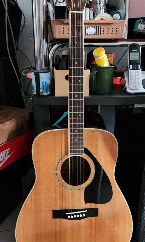 Vintage Yamaha FG430 Acoustic Guitar Naturally Relic 興趣及遊戲 音樂樂器 配件