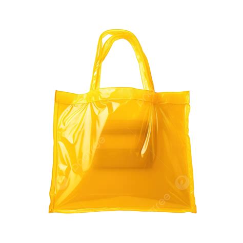 Yellow Recycle Plastic Bag Bag Eco Recycle Png Transparent Image And
