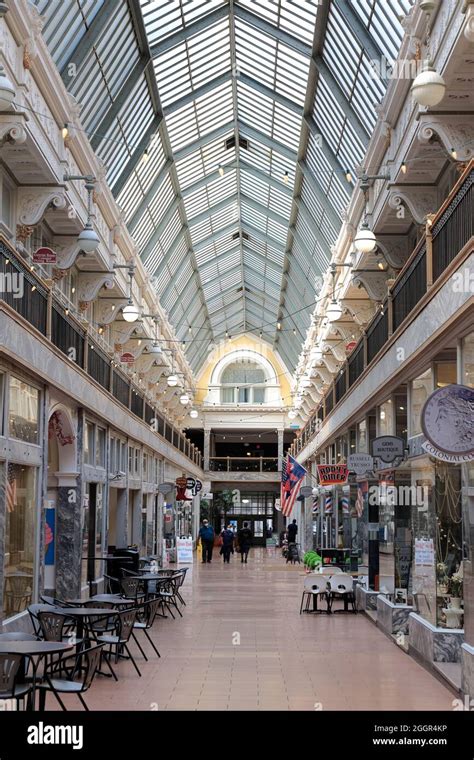 Colonial Arcade Cleveland Ohio Skylight Hi Res Stock Photography And