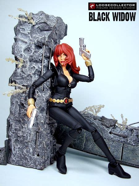 Black Widow Figuarts Style Marvel Legends Custom Action Figure
