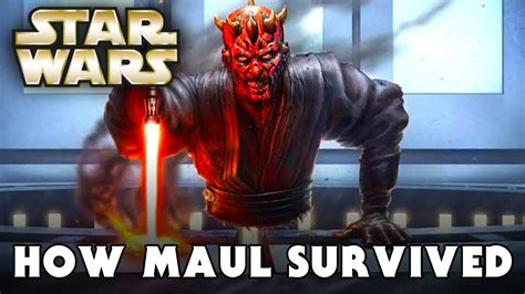 How Darth Maul Survived Canon Star Wars Explained Youtube