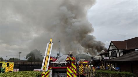 50 Firefighters Tackle Large Blaze At Bristol Sports Centre Itv News