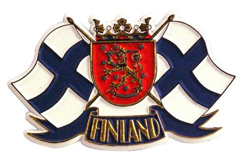 Det var et knapt halvår etter at finland proklamerte sin selvstendighet, 6. Gummimagnet Finland Flaggor - www.nordicsouvenir.com