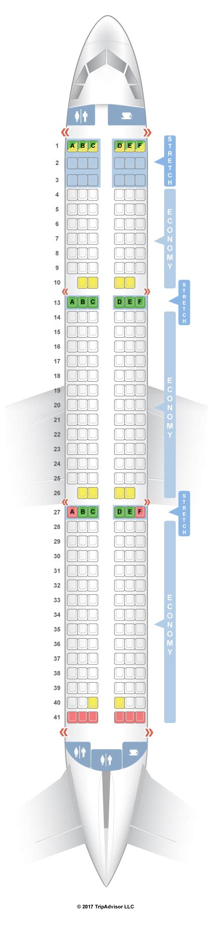 Seatguru Seat Map Frontier Airbus A321 321